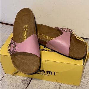 Birkenstock | Jewel Pink Slip Ons